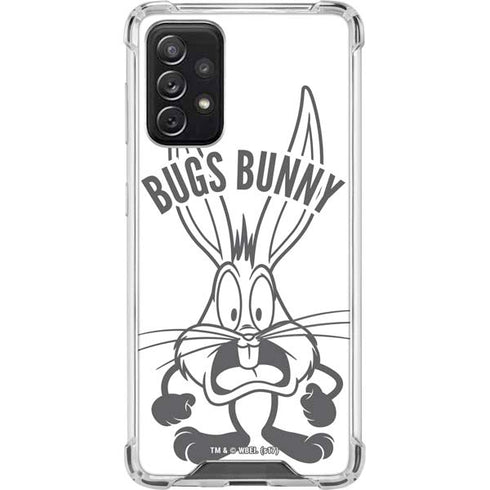 Looney Tunes Bugs Bunny Big Head Galaxy A72 5G Clear Case